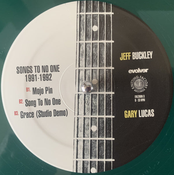 Jeff Buckley & Gary Lucas : Songs To No One 1991-1992 (LP, Gre + LP, Blu + RSD, Comp, RE)