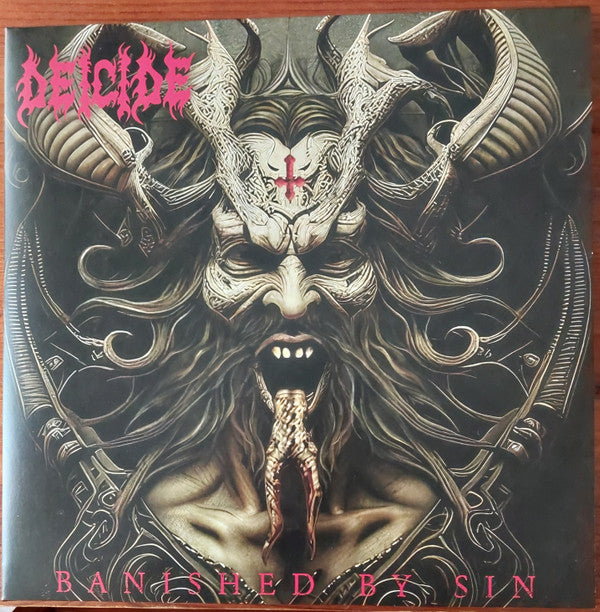 Deicide : Banished By Sin (LP, Album, Gol)