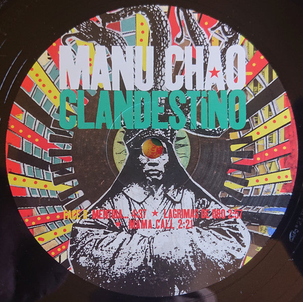 Manu Chao : Clandestino (2xLP, Album, RP + CD, Album, RP + RE)