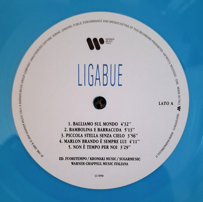 Luciano Ligabue : Ligabue (LP, Album, RP, Tur)