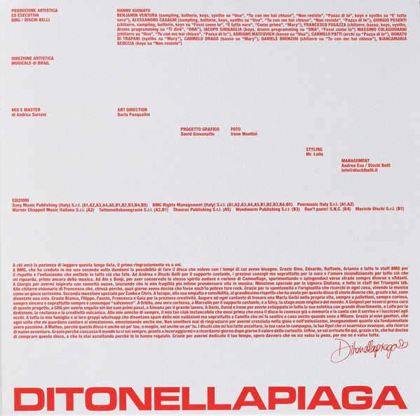 Ditonellapiaga : FLASH (LP, Album, Ltd, Num, Red)