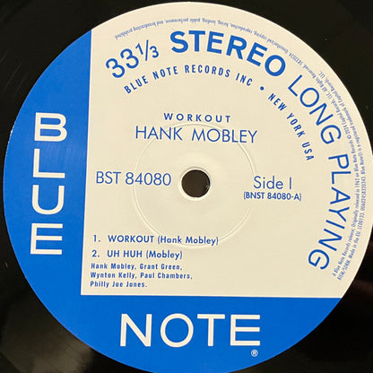 Hank Mobley : Workout (LP, Album, RE, 180)