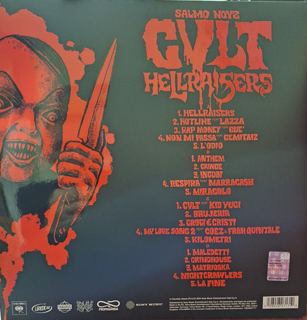Salmo (2), Noyz Narcos : CVLT Hellraisers  (2xLP, Album, Dlx, Gol)