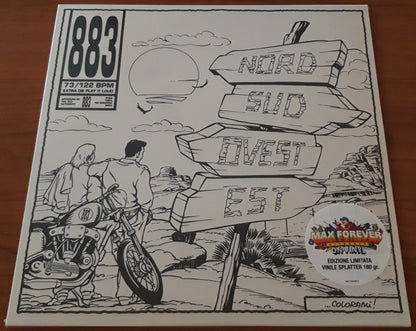 883 : Nord Sud Ovest Est (LP, Album, Ltd, Num, RE, Whi)