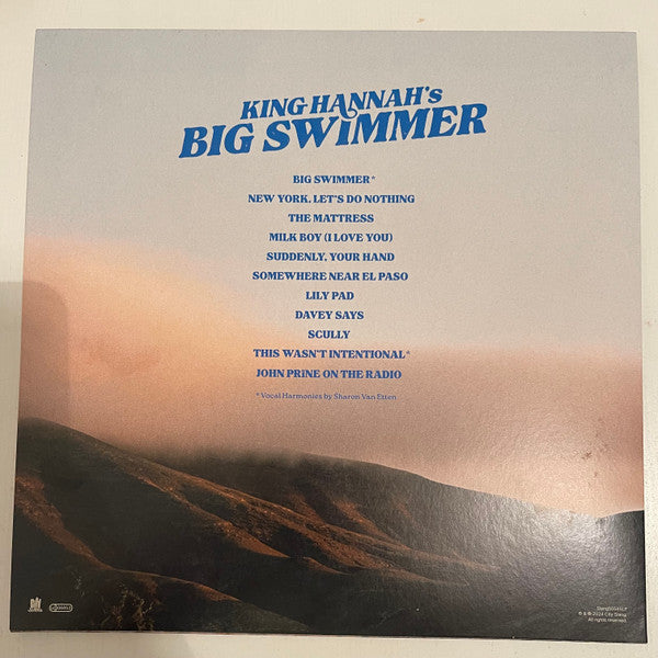 King Hannah : Big Swimmer (LP, Album, Blu)