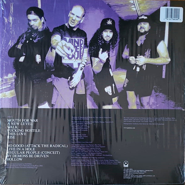 Pantera : Vulgar Display Of Power (LP, Album, Ltd, RE, Whi)