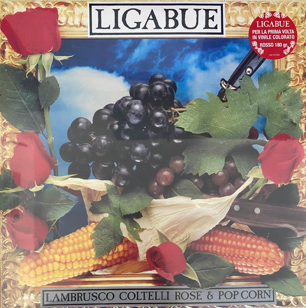 Luciano Ligabue : Lambrusco Coltelli Rose & Pop Corn (LP, Ltd, Red)