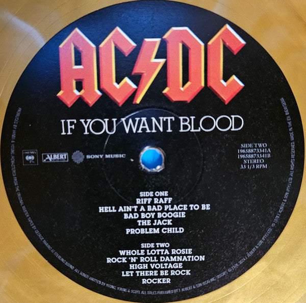 AC/DC : If You Want Blood You've Got It (LP, Album, Ltd, RE, RM, S/Edition, Gol)