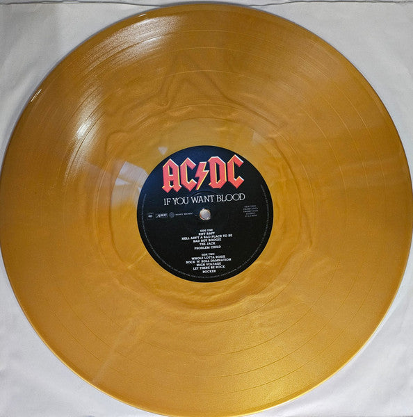 AC/DC : If You Want Blood You've Got It (LP, Album, Ltd, RE, RM, S/Edition, Gol)