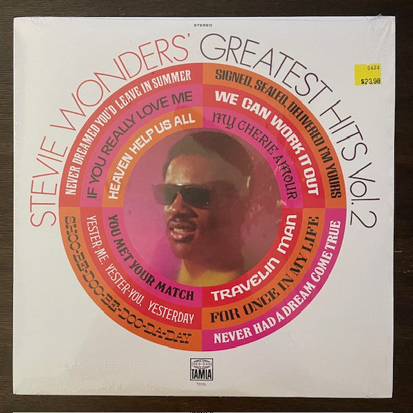 Stevie Wonder : Stevie Wonders' Greatest Hits Vol. 2 (LP, Comp, RE)