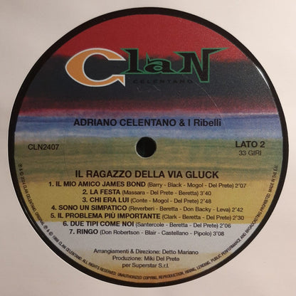 Adriano Celentano : Il Ragazzo Della Via Gluck (LP, Album, RE, RM, 180)