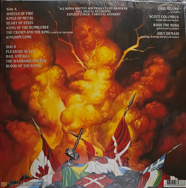 Manowar : Kings Of Metal (LP, Album, Ltd, RE, Tra)