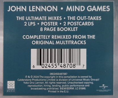 John Lennon : Mind Games (LP, Album, RE + LP)