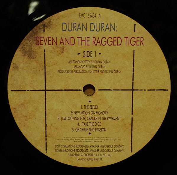 Duran Duran : Seven And The Ragged Tiger (LP, Album, RE)