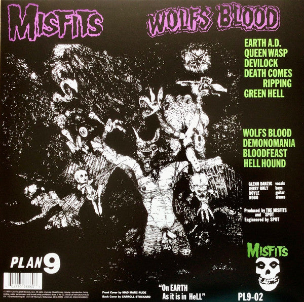 Misfits : Earth A.D. / Wolfs Blood (12", Album, RSD, RE, Pur)