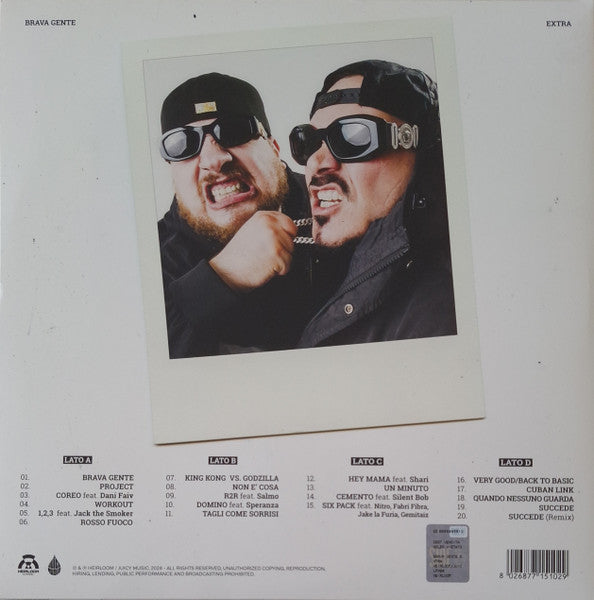 Nerone (2) & Ensi : Brava Gente Extra (2xLP)