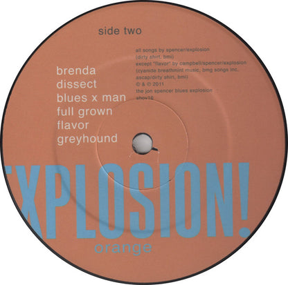 The Jon Spencer Blues Explosion!* : Orange (LP, Album, RE, RM)