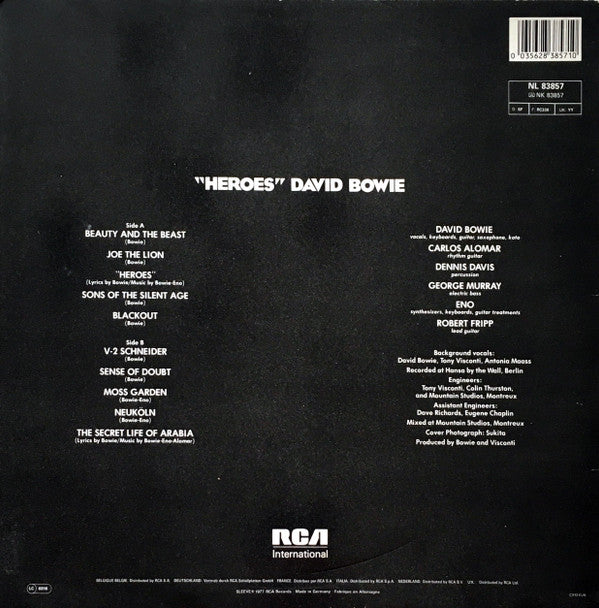 David Bowie : "Heroes" / Takeoff - Heroes (LP, Album, RE)