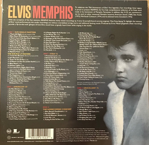 Elvis* : Memphis (CD, Comp, Mono + CD, Comp + CD, Comp + CD, Album, )