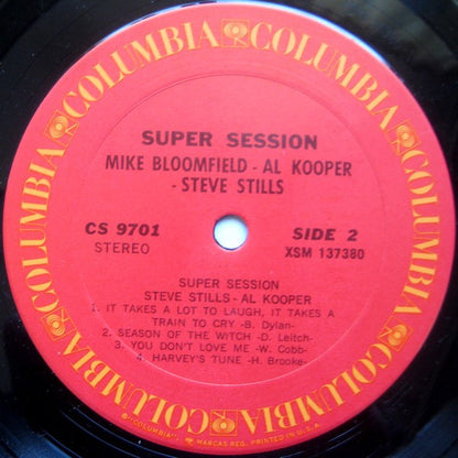 Mike Bloomfield / Al Kooper / Stephen Stills : Super Session (LP, Album, RE, Ter)