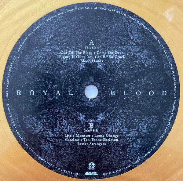 Royal Blood (6) : Royal Blood (LP, Album, RE, Gol + LP, Gol + Ltd, 10t)