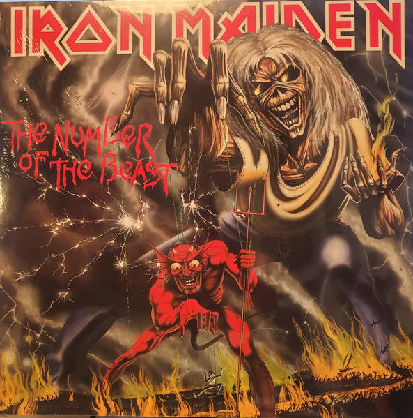 Iron Maiden : The Number Of The Beast (LP, Album, RE, RM)