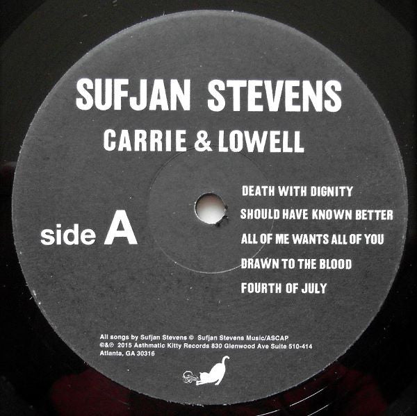 Sufjan Stevens : Carrie & Lowell (LP, Album, RE)