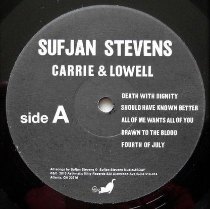 Sufjan Stevens : Carrie & Lowell (LP, Album, RE)
