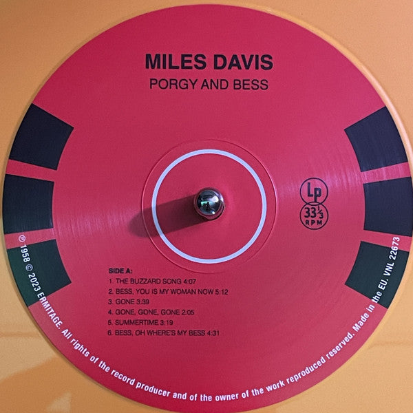 Miles Davis, George Gershwin : Porgy And Bess (LP, RE, Yel)