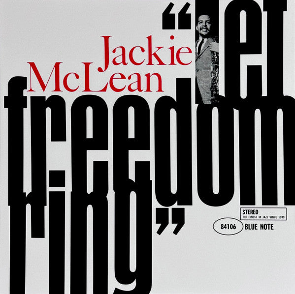 Jackie McLean : Let Freedom Ring (LP, Album, RE, 180)