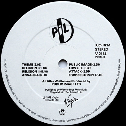 Public Image Limited : Public Image (First Issue) (LP, Album)