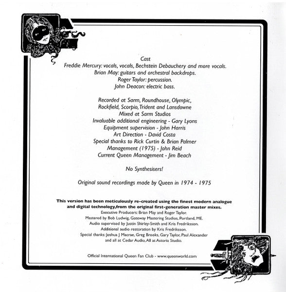Queen : A Night At The Opera (CD, Album, RE, RM, RP, Jew)