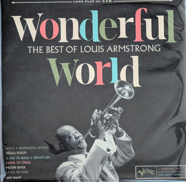 Louis Armstrong : Wonderful World (The Best Of Louis Armstrong)  (LP, Comp)