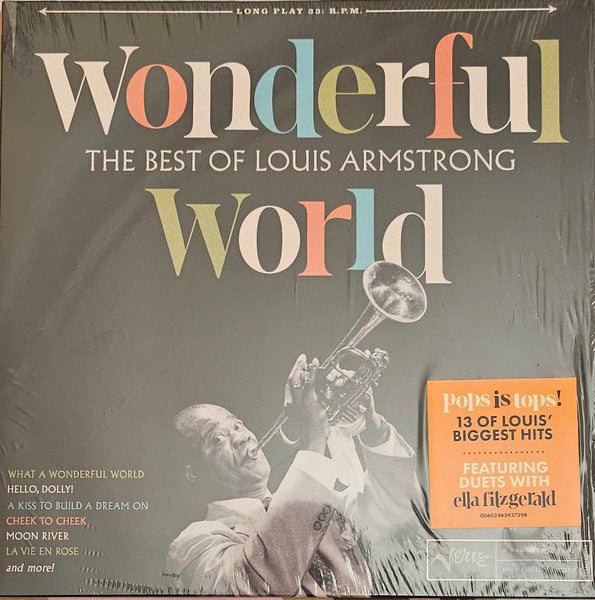 Louis Armstrong : Wonderful World (The Best Of Louis Armstrong)  (LP, Comp)