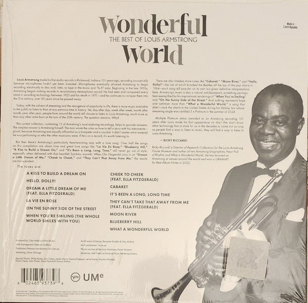 Louis Armstrong : Wonderful World (The Best Of Louis Armstrong)  (LP, Comp)