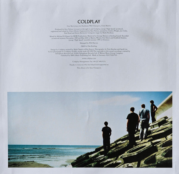 Coldplay : Parachutes (LP, Album, RE, 140)