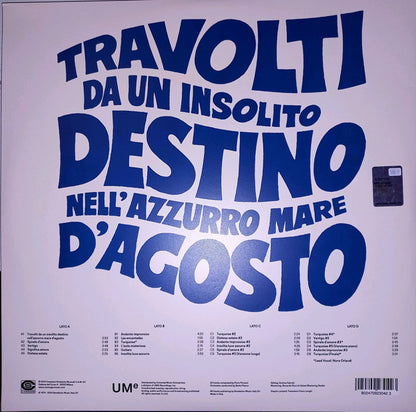 Piero Piccioni : Travolti Da Un Insolito Destino Nell'Azzurro Mare D'Agosto (Colonna Sonora Originale)  (2xLP, Album, RE, RM, Sou)
