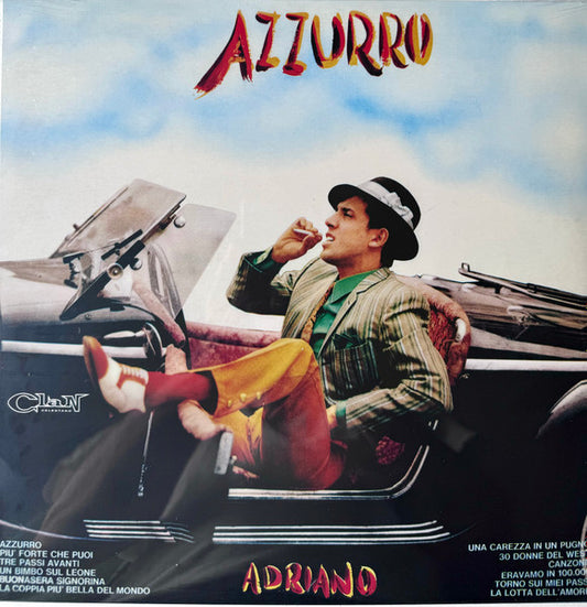 Adriano Celentano : Azzurro / Una Carezza In Un Pugno (LP, Album, Ltd, RE, RM, 180)