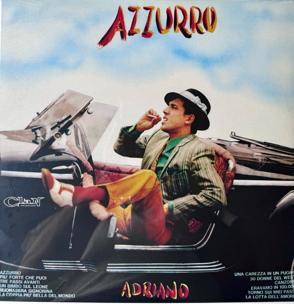 Adriano Celentano : Azzurro / Una Carezza In Un Pugno (LP, Album, Ltd, RE, RM, 180)