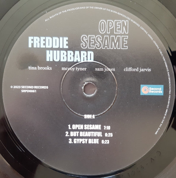 Freddie Hubbard : Open Sesame (LP, Album, RE, 180)