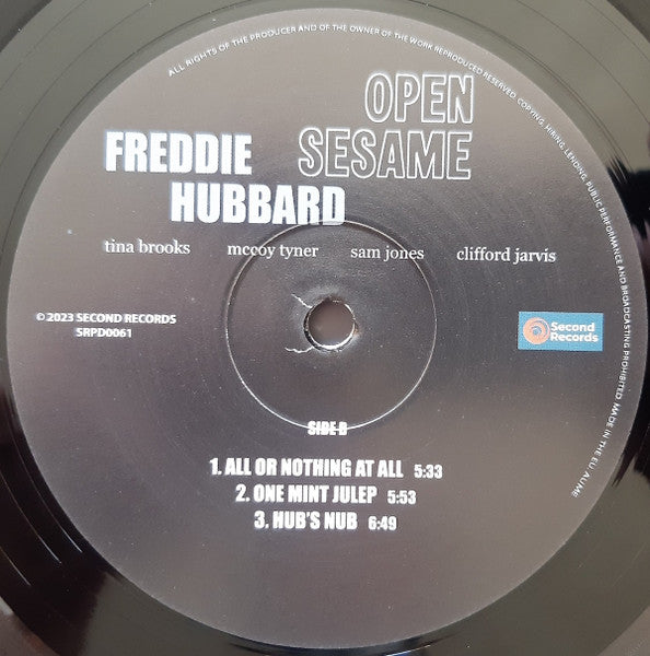 Freddie Hubbard : Open Sesame (LP, Album, RE, 180)