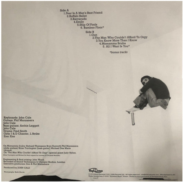 John Cale : Fear (LP, Album, RE, 180)