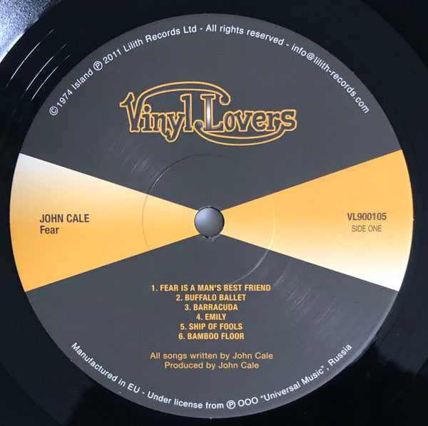 John Cale : Fear (LP, Album, RE, 180)