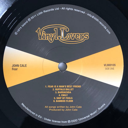 John Cale : Fear (LP, Album, RE, 180)