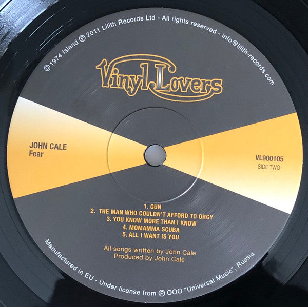 John Cale : Fear (LP, Album, RE, 180)