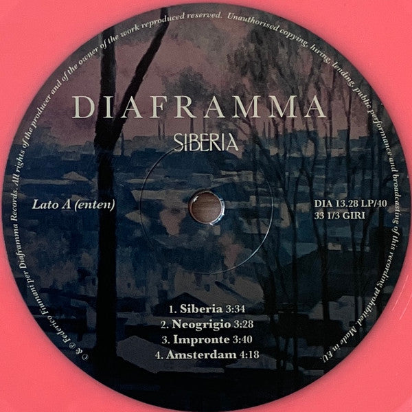 Diaframma : Siberia (LP, Album, RE, RP, Pin + CD, Album, RE, RP + Ltd, )