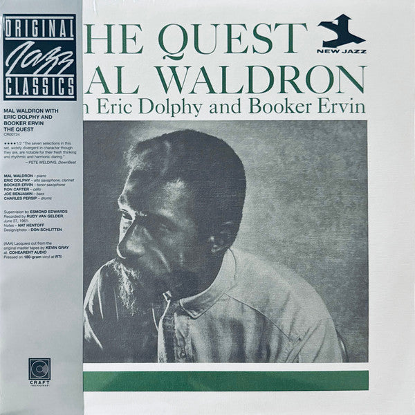 Mal Waldron With Eric Dolphy And Booker Ervin : The Quest (LP, Album, RE, 180)