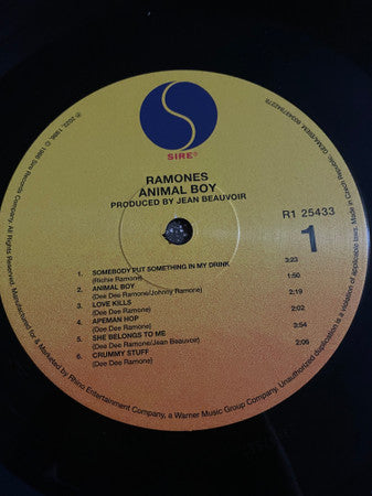 Ramones : Animal Boy (LP, Album)