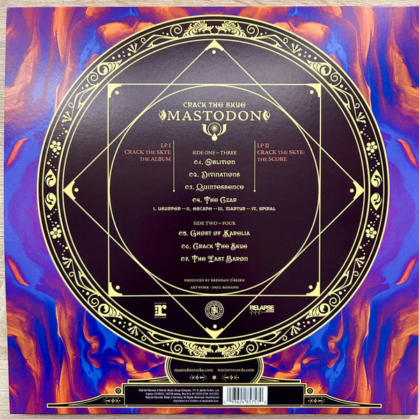 Mastodon : Crack The Skye (LP, Album, RE, RM, Blu + LP, Blu + Ltd, 15t)