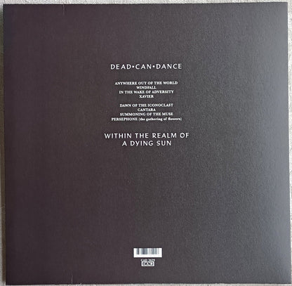 Dead Can Dance : Within The Realm Of A Dying Sun (LP, Album, RE, RM, RP)